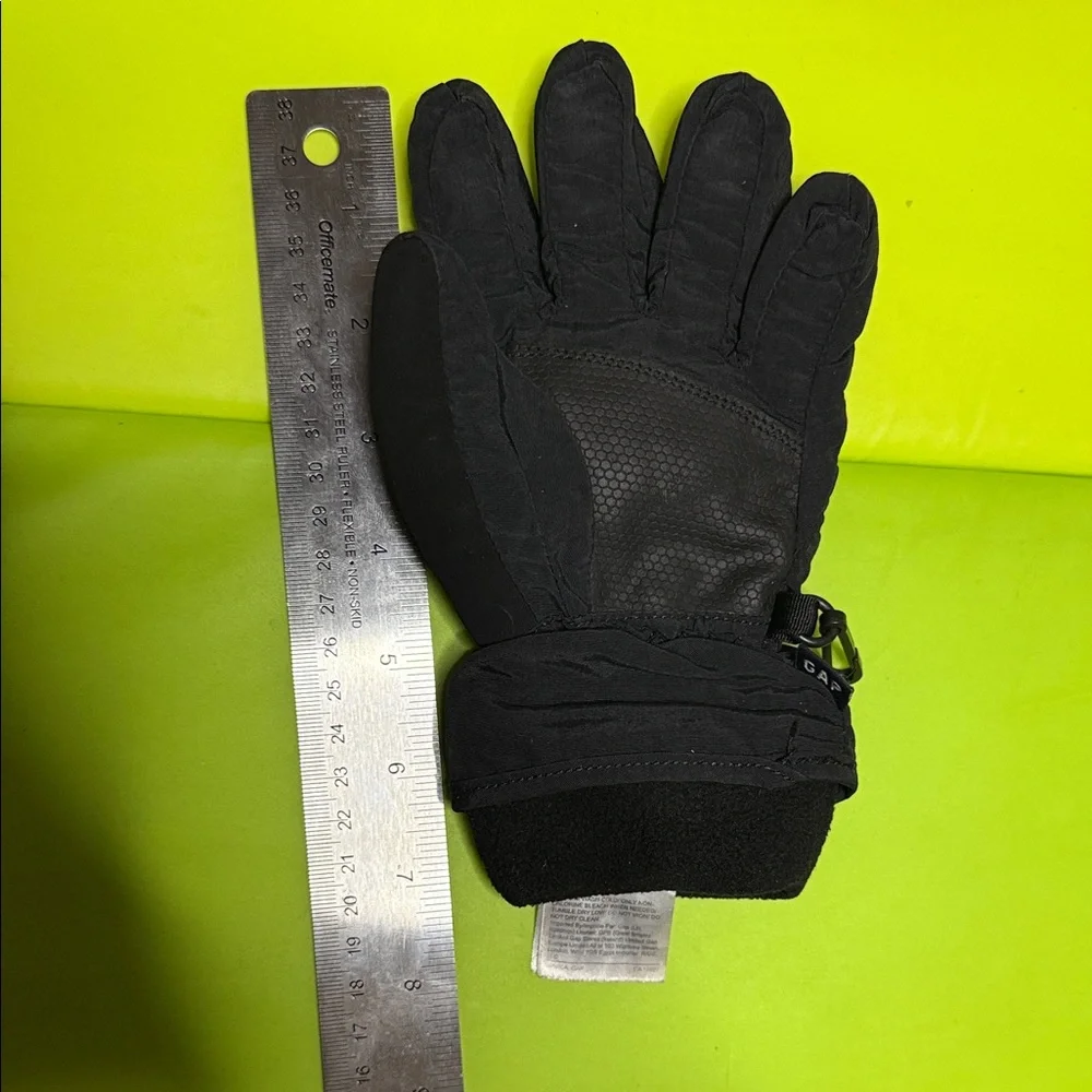 Boys Small Black Winter Gloves